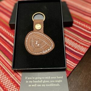Baseballism Retired Leather Catcher’s Mitt Keychain